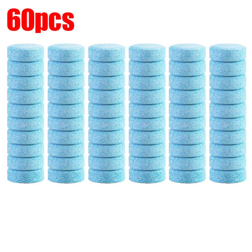 Planet Gates 60pcs 20/60pcs Car Windshield Cleaner Car Effervescent Tablet Glass Water Solid Cleaner Universal Automobile Accessories Spray Cleaner