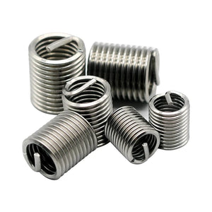 Planet Gates 60pcs set 60pcs M3 M4 M5 M6 M8 M10 M12 304 Stainless Steel 2D Fastening Thread Insert Kit Hardware Repair Tool Spiral Wire Sleeve Screw