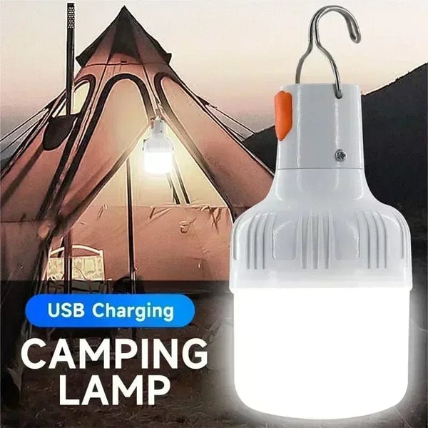 Planet Gates 60W Emergency Light Outdoor Camping Supplies Edc Outdoor USB Rechargeable LED Light Bulb Lantern Hiking Sports Entertainment