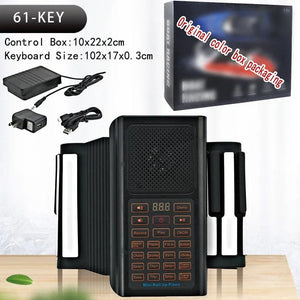 Planet Gates 61Key-(boxed) 88 61 Key Hand Roll Piano Toys for Kids Boys Educational Keyboard Instrument Girls Learning Music Children Electronic Musical