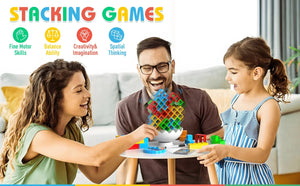 Planet Gates 64-70pcs stacking board game for party family game prop Building blocks competition for kids adult birthday gifts desktop toys