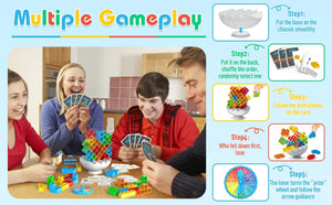 Planet Gates 64-70pcs stacking board game for party family game prop Building blocks competition for kids adult birthday gifts desktop toys