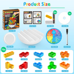 Planet Gates 64-70pcs stacking board game for party family game prop Building blocks competition for kids adult birthday gifts desktop toys