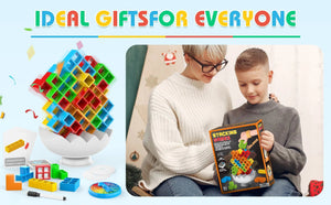 Planet Gates 64-70pcs stacking board game for party family game prop Building blocks competition for kids adult birthday gifts desktop toys