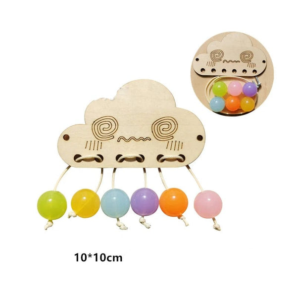 Planet Gates 645 Busy Board DIY Montessori Toys Lock Mobile Children Wood Chips Skill Training Parent-Child Game Puzzle Intelligence Development