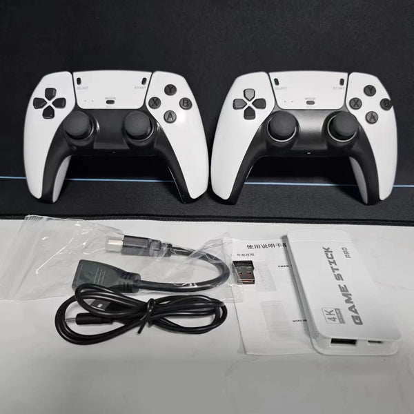 Planet Gates 64G  20000GAMES M15 Game Stick Mini TV Handheld Game Classic 4K Retro Game Wireless Controllers HD Output Gaming Consola for PS1 Arcade