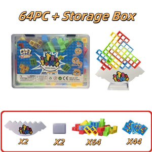 Planet Gates 64PC 2 64-70pcs stacking board game for party family game prop Building blocks competition for kids adult birthday gifts desktop toys