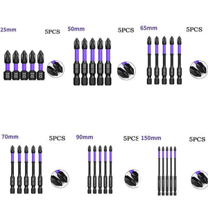 Planet Gates 65mm / 5pcs / CHINA 5/10pcs PH2 Magnetic Scrwdriver Bits Non-slip Batch Head Cross Bit 25-150mm For Electric Impact Drill Driver Hand Drill Tool