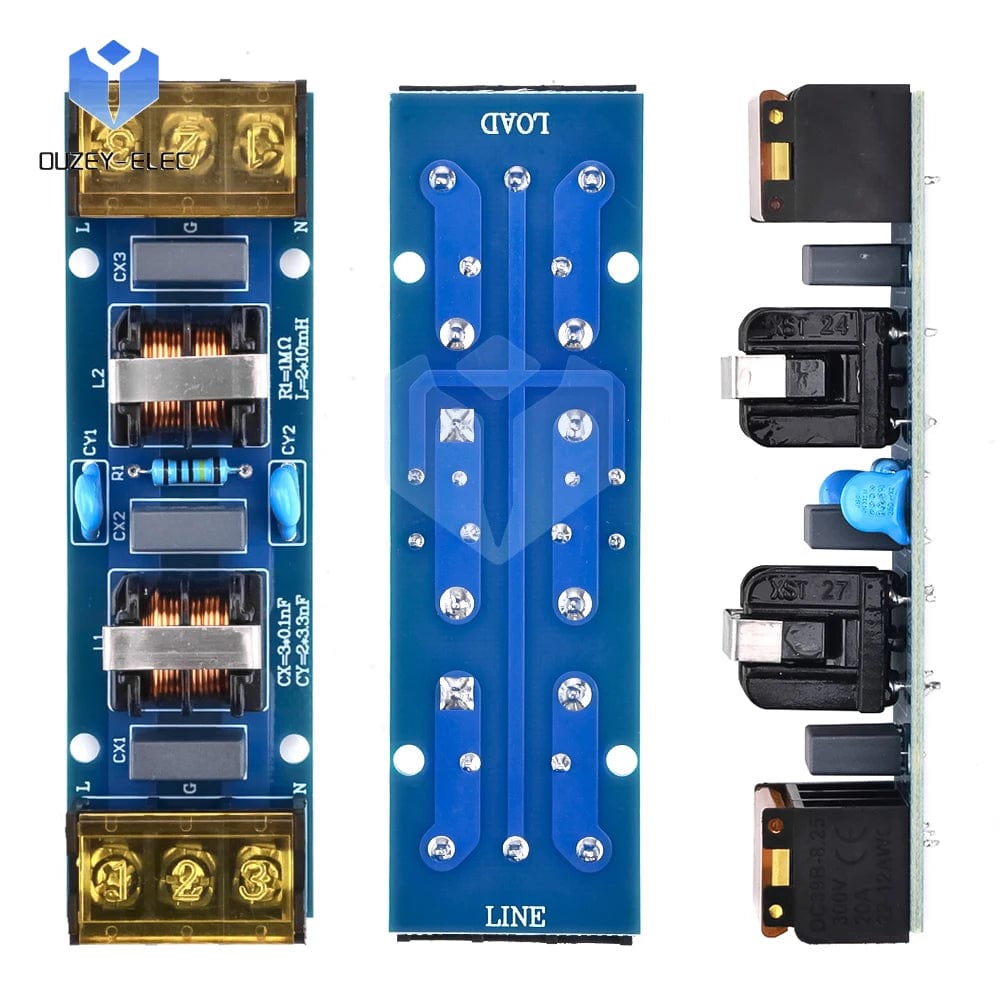 6A/25A Power Filter Board EMI High Frequency Two-Stage Power Supply Lo