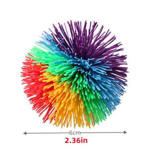 Planet Gates 6cm 6/8/10cm Jugging Ball Colorful Rubber Wire Ball Toy For Kids Anti-Stress Stretchy Ball Children's Novelty Toys Funny Rubber Toy
