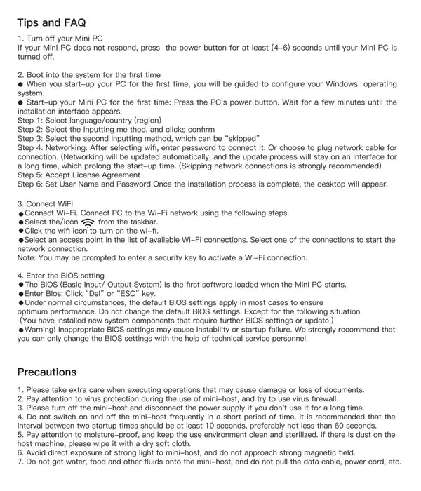 Planet Gates 6GB RAM 128GB SSD / EU and US PLUG MLLSE Mini PC M2 Air Intel Gemini Lake N4000 Windows 11 6GB RAM 128GB ROM Dual-Band WiFi Bluetooth USB Mini Computer