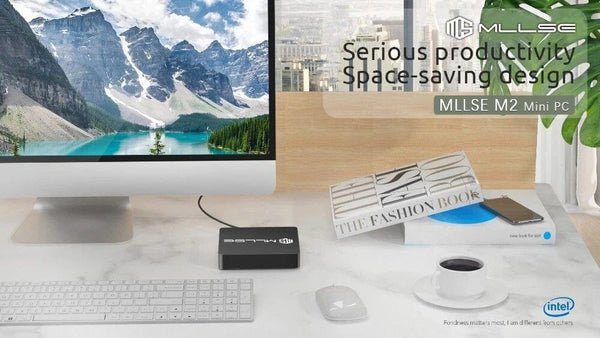 Planet Gates 6GB RAM 64GB SSD / EU and US PLUG MLLSE M2 Mini PC Intel Celeron N3350 CPU 6G RAM 64G ROM USB3.0 Win10 WiFi Bluetooth 4.2 Desktop Portable Computer