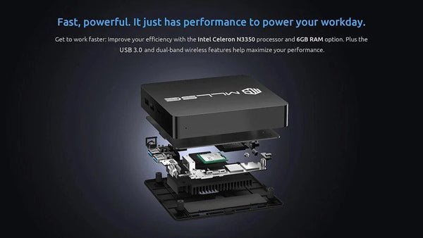 Planet Gates 6GB RAM 64GB SSD / EU and US PLUG MLLSE M2 Mini PC Intel Celeron N3350 CPU 6G RAM 64G ROM USB3.0 Win10 WiFi Bluetooth 4.2 Desktop Portable Computer