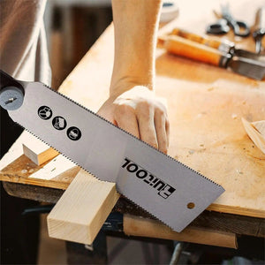 Planet Gates 6in Double Sided Saw 1PC Japanese Pull Saw 3-Edge Teeth Hand Saw SK5 Flexible Blade Non-Slip Handle Wood Saw Folding Saw for Woodworking Tools