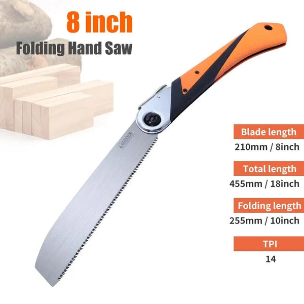 Planet Gates 6in Double Sided Saw 1PC Japanese Pull Saw 3-Edge Teeth Hand Saw SK5 Flexible Blade Non-Slip Handle Wood Saw Folding Saw for Woodworking Tools
