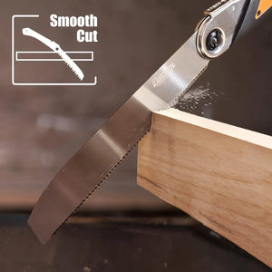 Planet Gates 6in Double Sided Saw 1PC Japanese Pull Saw 3-Edge Teeth Hand Saw SK5 Flexible Blade Non-Slip Handle Wood Saw Folding Saw for Woodworking Tools