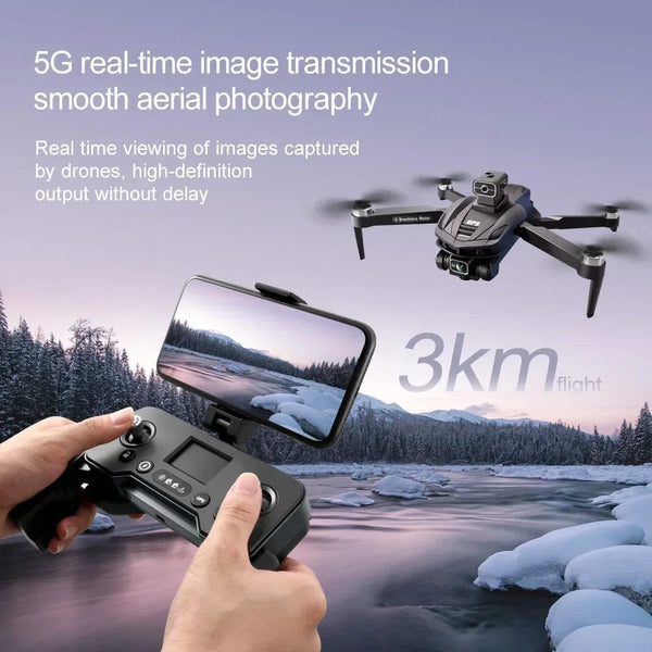 Planet Gates 6k-dual-1b For Xiaomi V168 MAX PRO Drone GPS 8K HD Camera 5G WIFI FPV Brushless RC Quadcopter Obstacle Avoidance Automatic Return for Toys