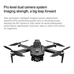 Planet Gates 6k-dual-1b For Xiaomi V168 MAX PRO Drone GPS 8K HD Camera 5G WIFI FPV Brushless RC Quadcopter Obstacle Avoidance Automatic Return for Toys