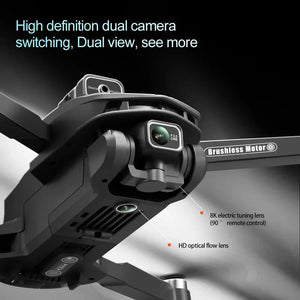 Planet Gates 6k-dual-1b For Xiaomi V168 MAX PRO Drone GPS 8K HD Camera 5G WIFI FPV Brushless RC Quadcopter Obstacle Avoidance Automatic Return for Toys