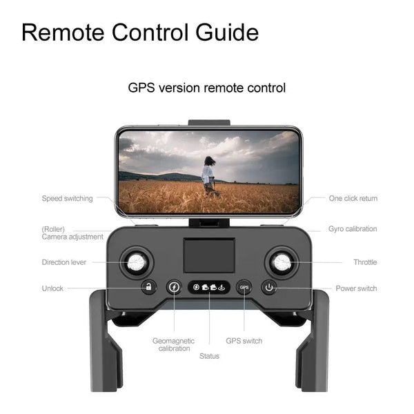 Planet Gates 6k-dual-1b For Xiaomi V168 MAX PRO Drone GPS 8K HD Camera 5G WIFI FPV Brushless RC Quadcopter Obstacle Avoidance Automatic Return for Toys