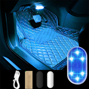Planet Gates 6LED Blue Brighten Up Your Car's Interior with This Handy Touch-Activated Ceiling Lamp!
