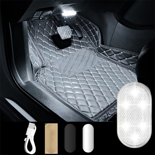 Planet Gates 6LED White Brighten Up Your Car's Interior with This Handy Touch-Activated Ceiling Lamp!