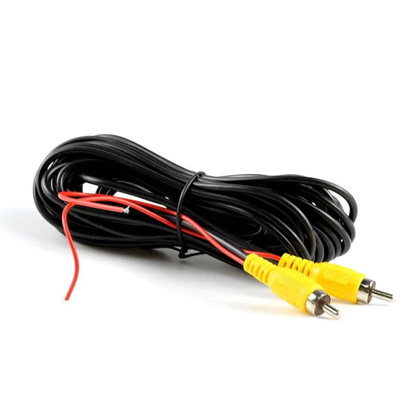 Planet Gates 6m Video Cable RCA 6m Video Cable For Car Rear View Camera Universal 6 Meters Wire For Connecting Reverse Camera With Car Multimedia Monitor