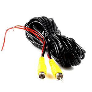Planet Gates 6m Video Cable RCA 6m Video Cable For Car Rear View Camera Universal 6 Meters Wire For Connecting Reverse Camera With Car Multimedia Monitor
