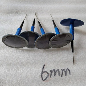 Planet Gates 6mm 5pcs/lot 4mm Mushroom Nail Film Car Tyre Cold Patch Film Rubber Stitching Machine Tire Wheel Repair Kit Integral Plug