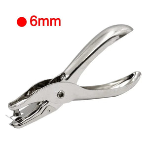 Planet Gates 6mm Single Hole Puncher Metal 3mm/6mm Pore Diameter Punch Pliers Hand Paper Scrapbooking Punches