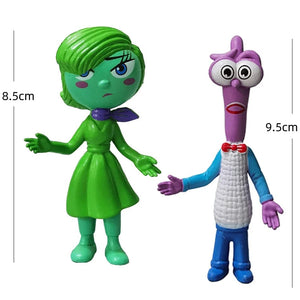 Planet Gates 6pca set-A 6Pcs/Set New Inside Out 2 Action Figure Toy Cartoon Movie Joy Anxiety Anger Sadness Disgust Fear Model Doll Figurines Kids Gift