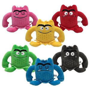 Planet Gates 6pcs / 15CM 6pcs/set 6 Colors Kawaii The Color Monster Plush Doll Children Monster Color Emotion Plushie Stuffed Toy For Kids Birthday Gifts
