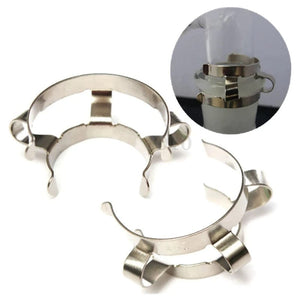 Planet Gates 6Pcs 24 Stainless Steel Clip Keck Clamp For 24/29 24/40 Glass Ground Joint