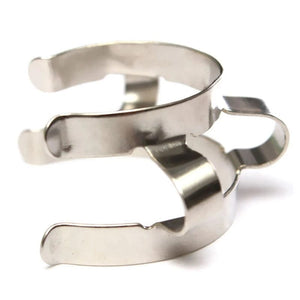 Planet Gates 6Pcs 24 Stainless Steel Clip Keck Clamp For 24/29 24/40 Glass Ground Joint