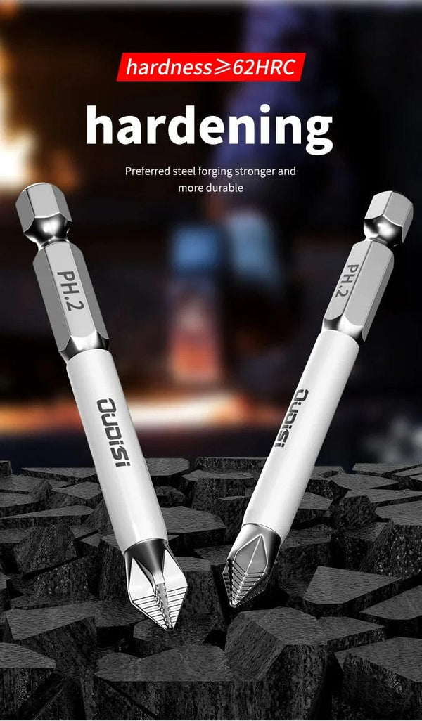 Planet Gates 6Pcs 6 PCs Non-Slip Magnetic Cross Head Household Electric Driver Screw Set - High Hardness Hand Drill Bits for Electric Screwdrivers