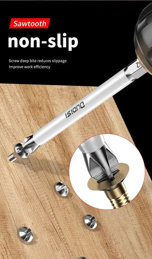 Planet Gates 6Pcs 6 PCs Non-Slip Magnetic Cross Head Household Electric Driver Screw Set - High Hardness Hand Drill Bits for Electric Screwdrivers