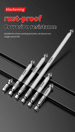 Planet Gates 6Pcs 6 PCs Non-Slip Magnetic Cross Head Household Electric Driver Screw Set - High Hardness Hand Drill Bits for Electric Screwdrivers