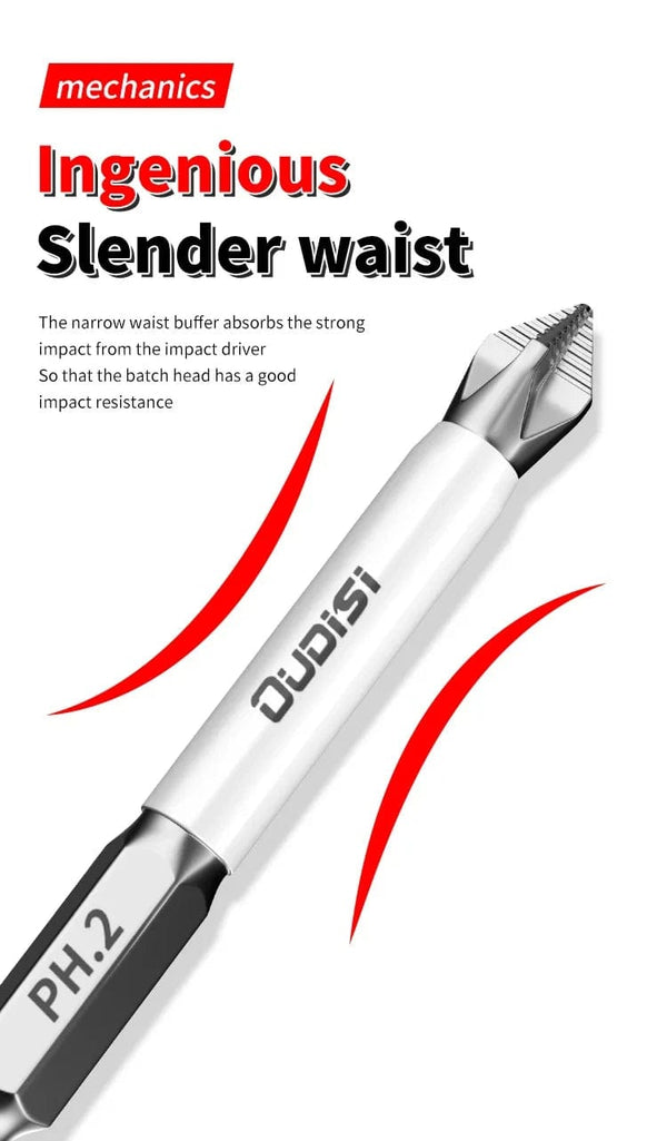 Planet Gates 6Pcs 6 PCs Non-Slip Magnetic Cross Head Household Electric Driver Screw Set - High Hardness Hand Drill Bits for Electric Screwdrivers