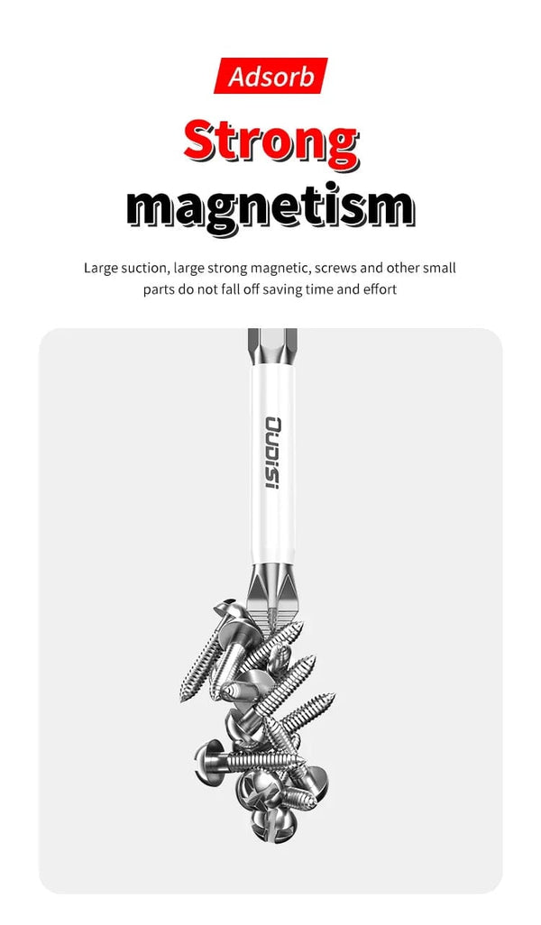 Planet Gates 6Pcs 6 PCs Non-Slip Magnetic Cross Head Household Electric Driver Screw Set - High Hardness Hand Drill Bits for Electric Screwdrivers