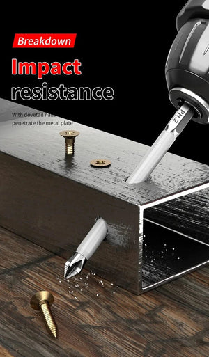 Planet Gates 6Pcs 6 PCs Non-Slip Magnetic Cross Head Household Electric Driver Screw Set - High Hardness Hand Drill Bits for Electric Screwdrivers