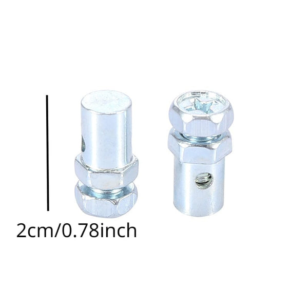 Planet Gates 6pcs 6Pcs Universal Motorcycle Brake Line Wire Hose Fastener Bolts - Secure & Solderless!