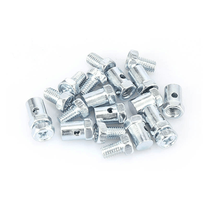 Planet Gates 6pcs 6Pcs Universal Motorcycle Brake Line Wire Hose Fastener Bolts - Secure & Solderless!