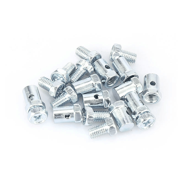 Planet Gates 6pcs 6Pcs Universal Motorcycle Brake Line Wire Hose Fastener Bolts - Secure & Solderless!