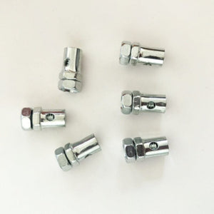 Planet Gates 6pcs 6Pcs Universal Motorcycle Brake Line Wire Hose Fastener Bolts - Secure & Solderless!