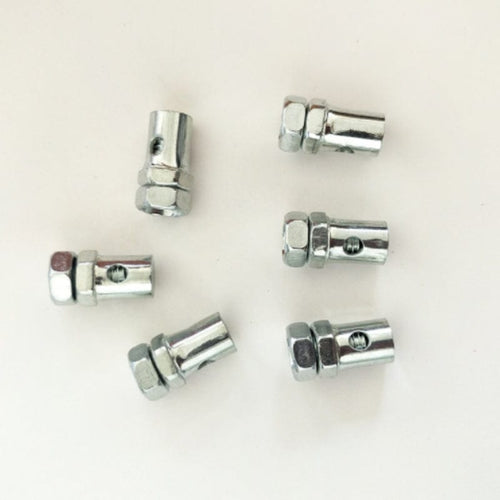 Planet Gates 6pcs 6Pcs Universal Motorcycle Brake Line Wire Hose Fastener Bolts - Secure & Solderless!