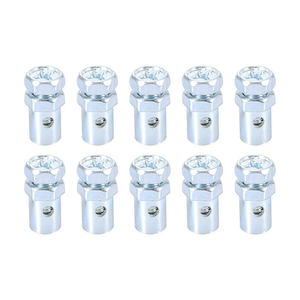 Planet Gates 6pcs 6Pcs Universal Motorcycle Brake Line Wire Hose Fastener Bolts - Secure & Solderless!