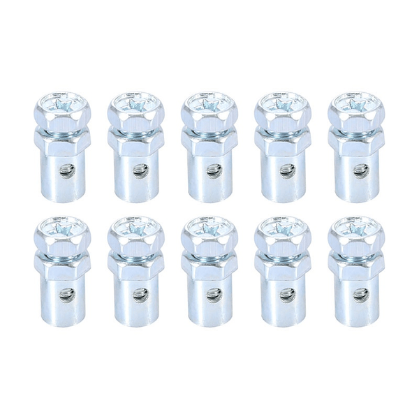 Planet Gates 6pcs 6Pcs Universal Motorcycle Brake Line Wire Hose Fastener Bolts - Secure & Solderless!