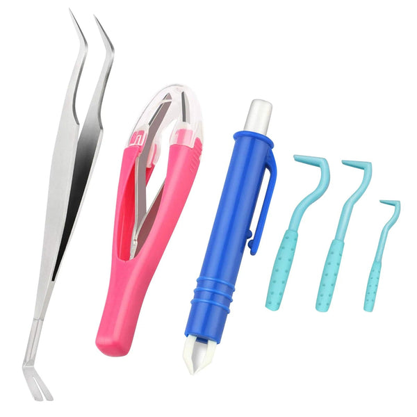 Planet Gates 6pcs A Pet Tick Removal Dog Cat Flea Remover Tool Pet Grooming Supplies Tick Hook Professional Tools For Cat Dog Horse Human Wholesale