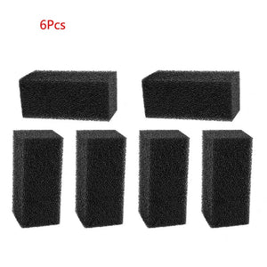 Planet Gates 6Pcs Aquarium Filter Sponge for Aquarium Fish Tank Air Pump Skimmer Biochemical Sponge Filter Aquarium Bio Filter Filtro Aquario 2PCS