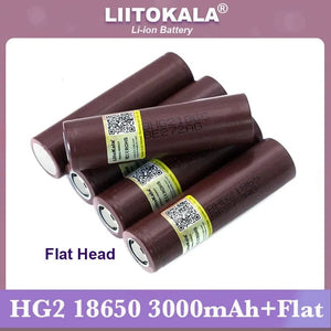Planet Gates 6PCS Battery Liitokala 100% New HG2 18650 3000mAh Rechargeable battery 18650HG2 3.6V discharge 20A Max 35A Power batteries